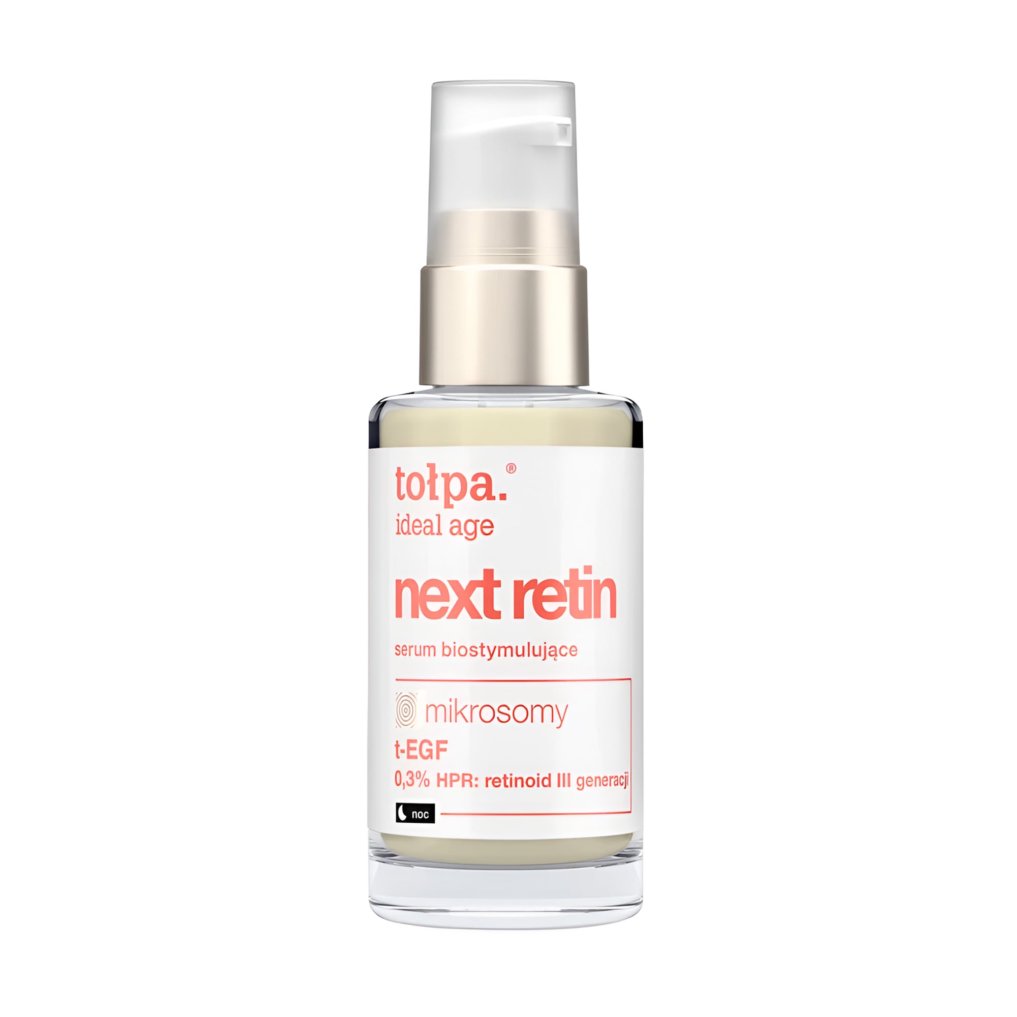 Біостимулювальна нічна сироватка для обличчя Tolpa Ideal Age Next Retin Serum, 30 мл